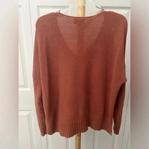 Lucky Brand Women’s size large sweater Burnt orange Excellent condition - Picture 5 of 6